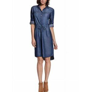 Gloria Vanderbilt Denim Asymmetrical Dress